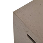 Perla Teak Brown 5-Piece Wood Outdoor Patio Fire Pit Conversation Set with Cream Cushions