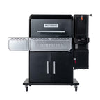 Gravity Series Charcoal Grill plus Smoker in Black 1150 Sq. In.